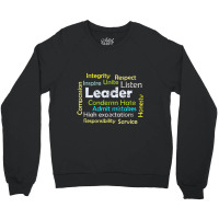 Leadership Inspire Unite And Condemn Hate Distressed Crewneck Sweatshirt | Artistshot