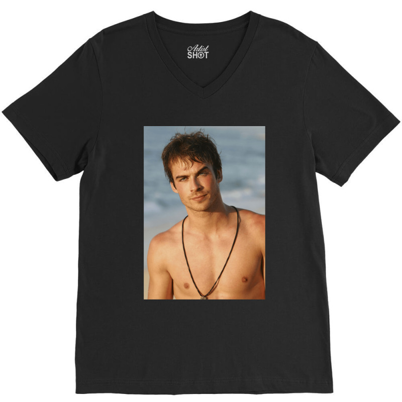 Ian Somerhalder Shirtless Gift V-neck Tee | Artistshot