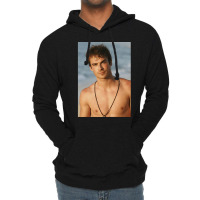 Ian Somerhalder Shirtless Gift Lightweight Hoodie | Artistshot