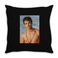 Ian Somerhalder Shirtless Gift Throw Pillow | Artistshot