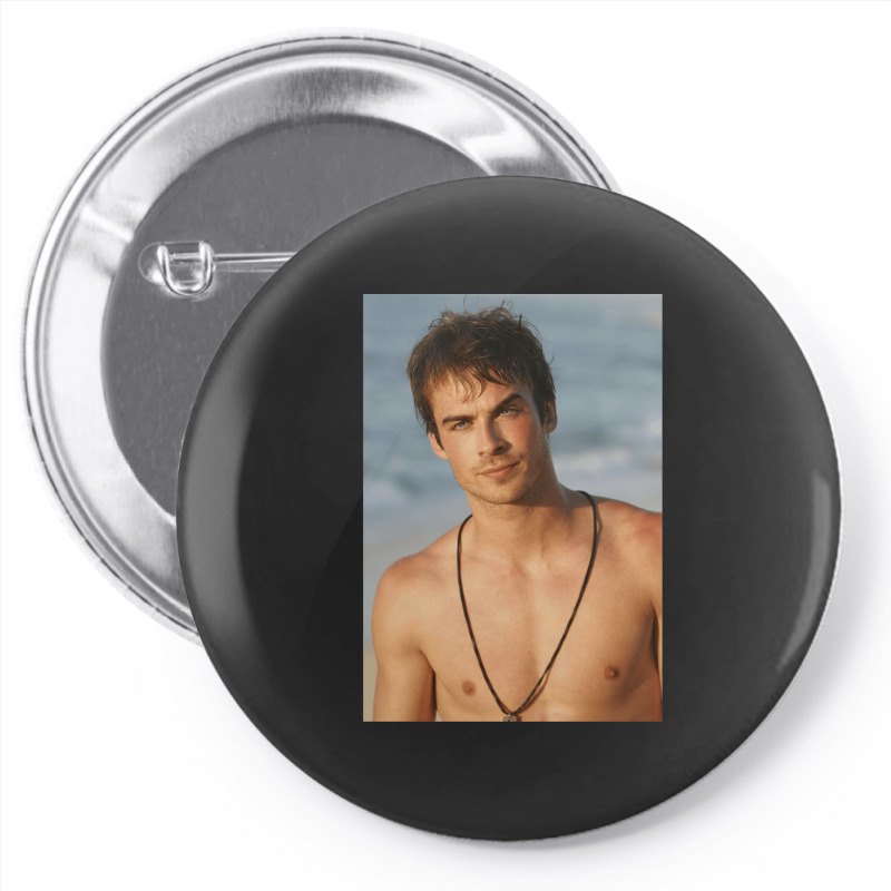 Ian Somerhalder Shirtless Gift Pin-back Button | Artistshot