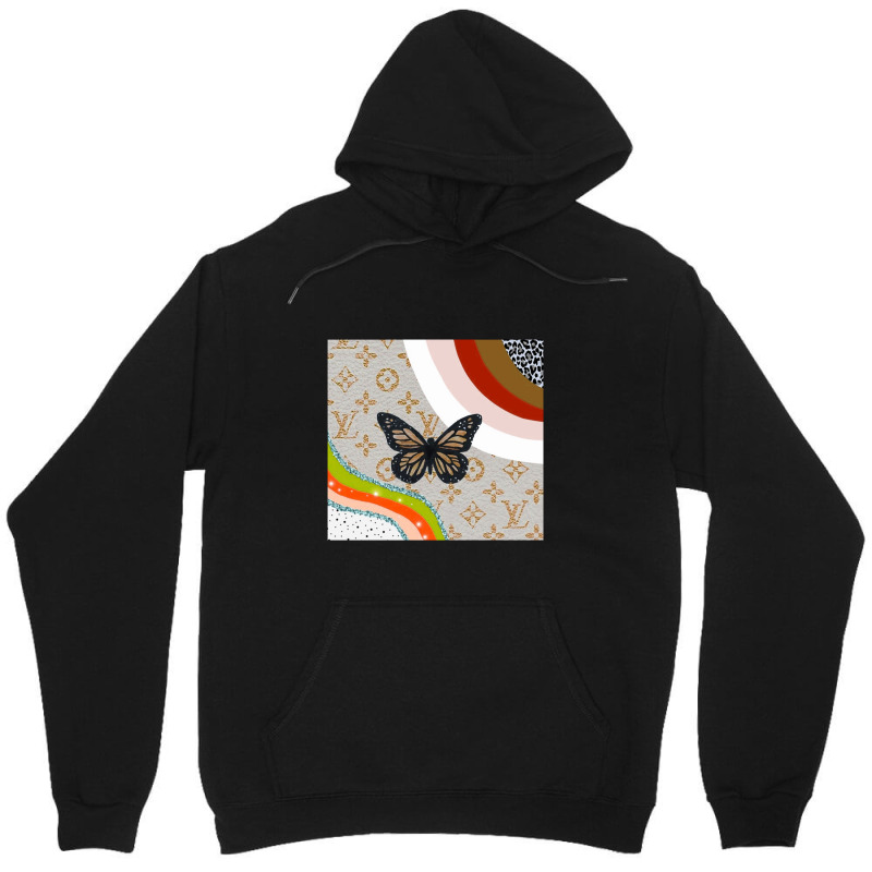 Butterflies Black Collor Butterfly Unisex Hoodie by gemuruhe | Artistshot