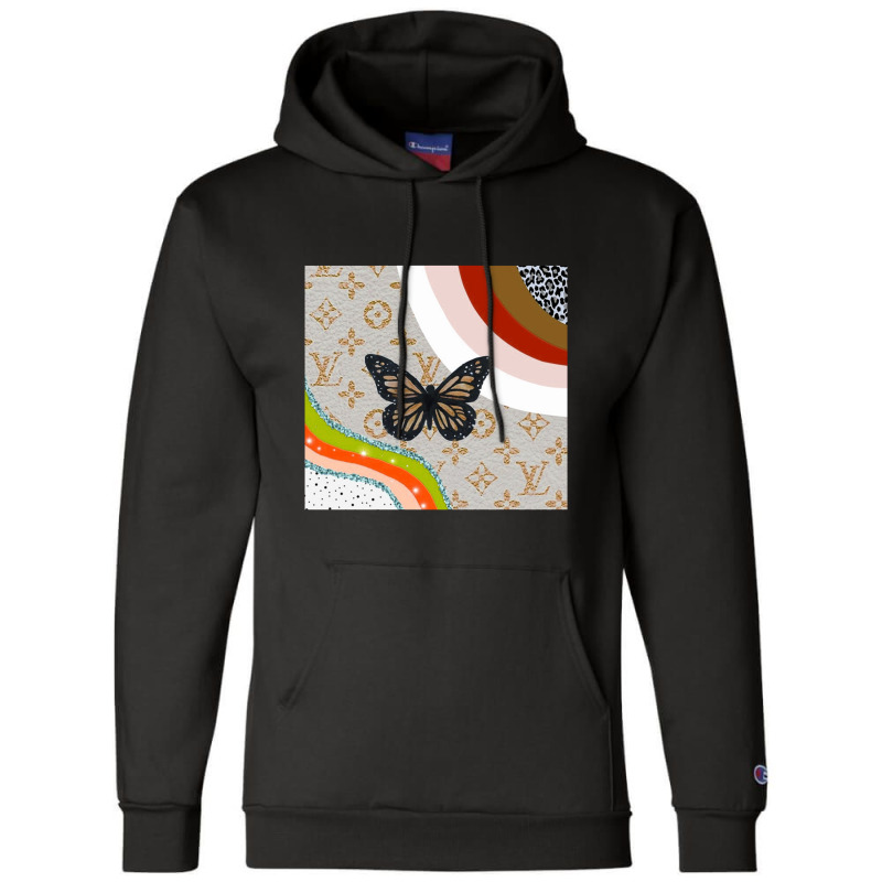 Butterflies Black Collor Butterfly Champion Hoodie by gemuruhe | Artistshot