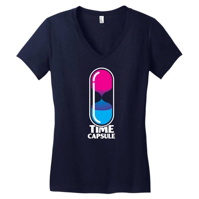 Time Capsule Women's V-Neck T-Shirt by DitreamX | Artistshot