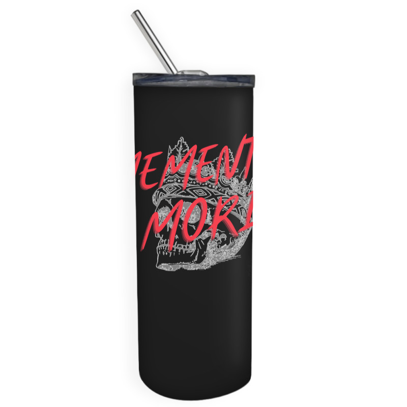 Memento Mori, The Memento Mori, Memento Mori Art, Memento Mori Vintage Skinny Tumbler | Artistshot