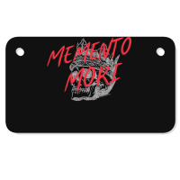 Memento Mori, The Memento Mori, Memento Mori Art, Memento Mori Vintage Motorcycle License Plate | Artistshot