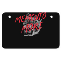 Memento Mori, The Memento Mori, Memento Mori Art, Memento Mori Vintage Atv License Plate | Artistshot