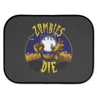 Zombies Never Die Graveyard Zombie Hands Halloween Rear Car Mat | Artistshot