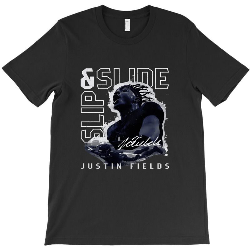 Justin Fields Slip And Slide T-shirt | Artistshot