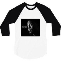 The Black Panter Abstr Black Chadwick Boseman 3/4 Sleeve Shirt | Artistshot