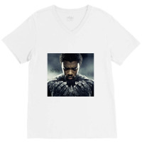 The Black Panter Boseman Black Chadwick Boseman V-neck Tee | Artistshot