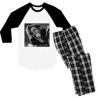 The Smile Chadwick Black Boseman Chadwick Boseman Men's 3/4 Sleeve Pajama Set | Artistshot