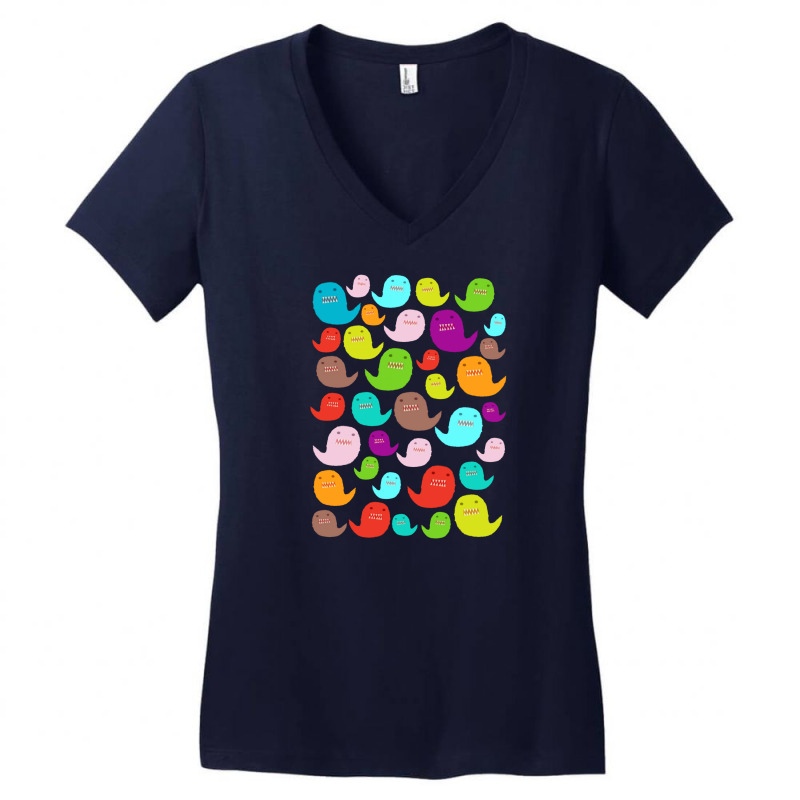 Colorful Booo Women's V-Neck T-Shirt by DitreamX | Artistshot