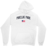 Patriotic Usa Flag Stencil Pinellas Park Fl T Shirt Unisex Hoodie | Artistshot