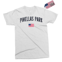 Patriotic Usa Flag Stencil Pinellas Park Fl T Shirt Exclusive T-shirt | Artistshot