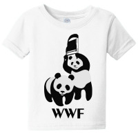 Funny Twin Pandas Fight Baby Tee | Artistshot