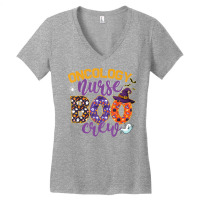 Oncology Nurse Boo Crew Funny Halloween Matching Rn Nurse T Shirt Women's V-neck T-shirt | Artistshot