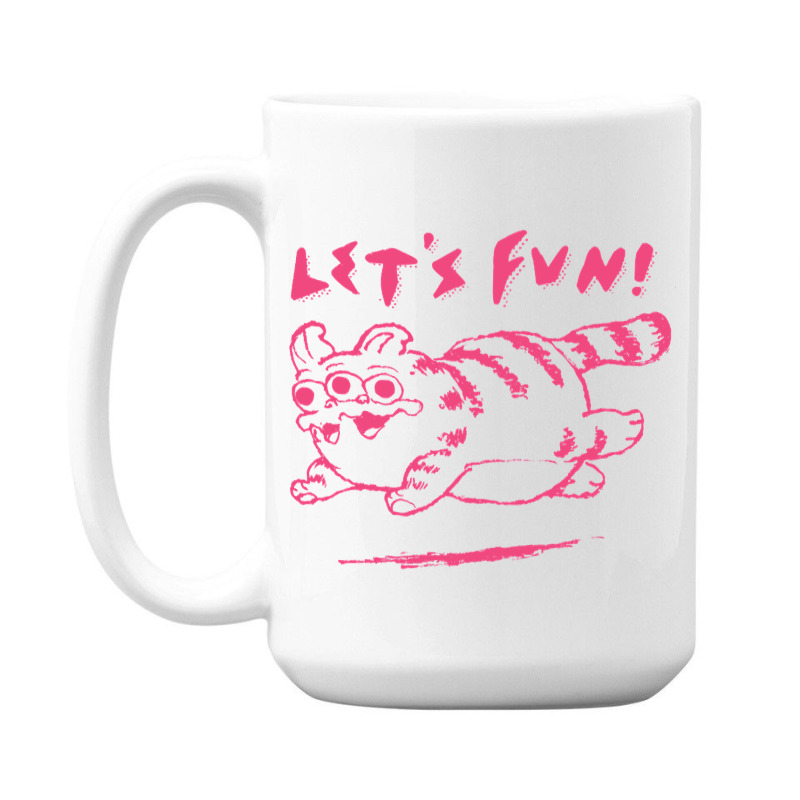 Let's Fun! Pink 15 Oz Coffee Mug | Artistshot