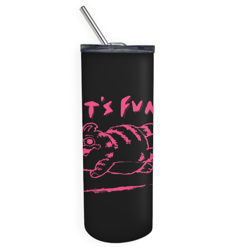 Let's Fun! Pink Skinny Tumbler | Artistshot