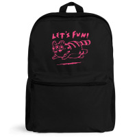 Let's Fun! Pink Backpack | Artistshot