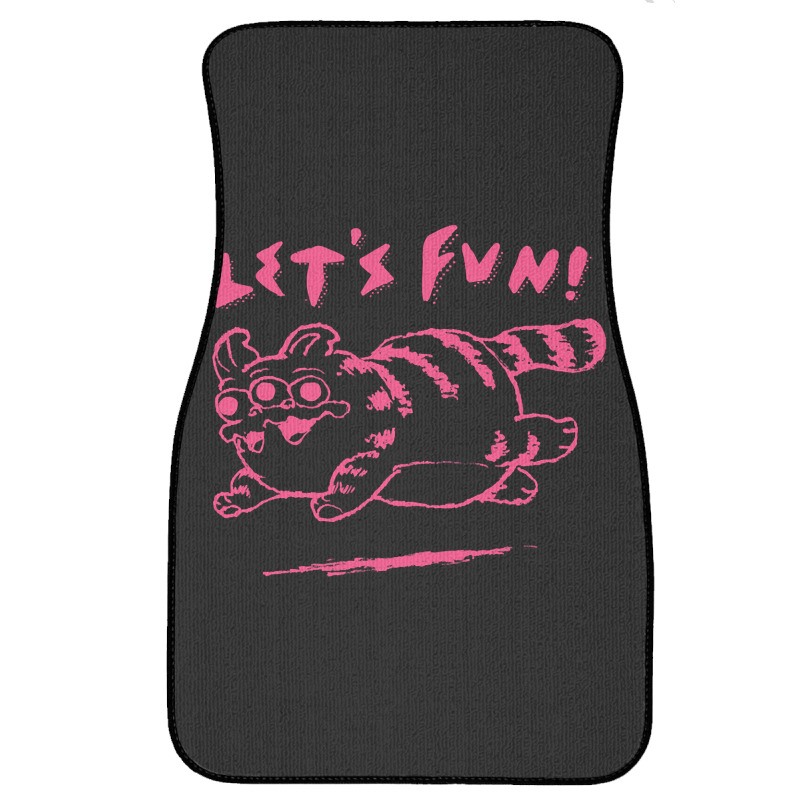 Let's Fun! Pink Front Car Mat | Artistshot