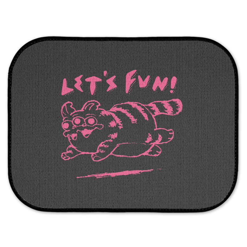 Let's Fun! Pink Rear Car Mat | Artistshot