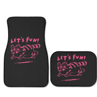 Let's Fun! Pink Full Set Car Mats | Artistshot