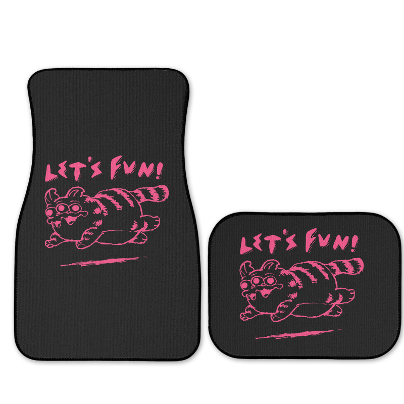 Let's Fun! Pink Full Set Car Mats | Artistshot