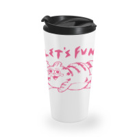 Let's Fun! Pink Travel Mug | Artistshot