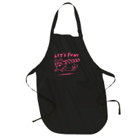 Let's Fun! Pink Full-length Apron | Artistshot