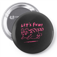 Let's Fun! Pink Pin-back Button | Artistshot