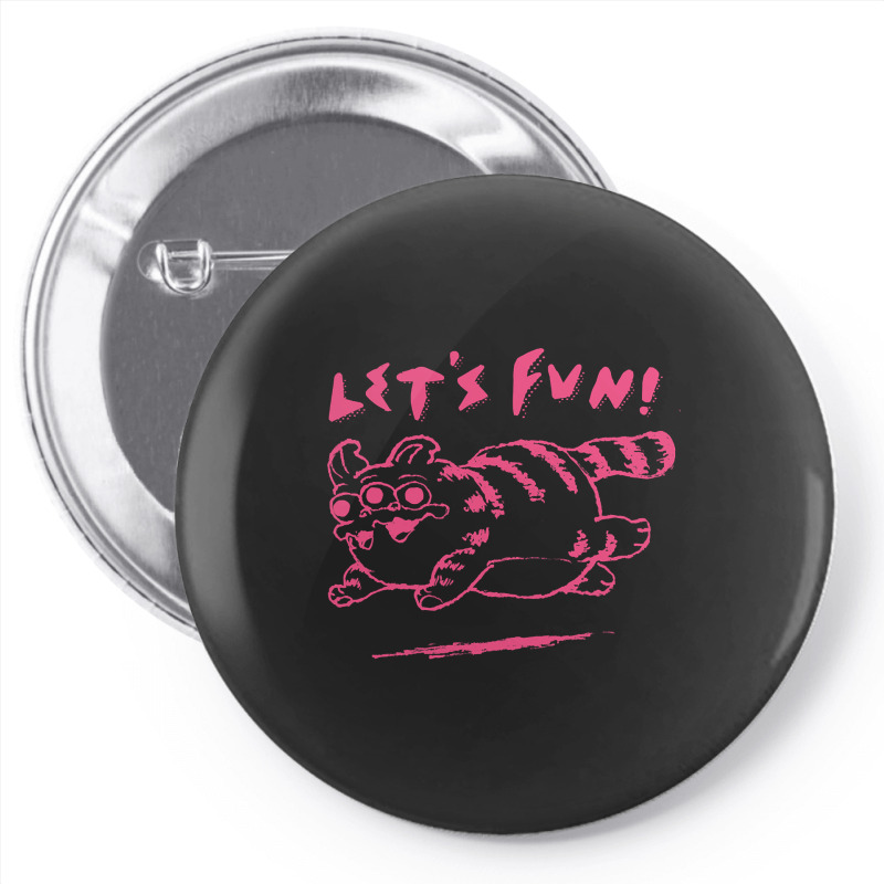 Let's Fun! Pink Pin-back Button | Artistshot