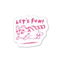 Let's Fun! Pink Sticker | Artistshot