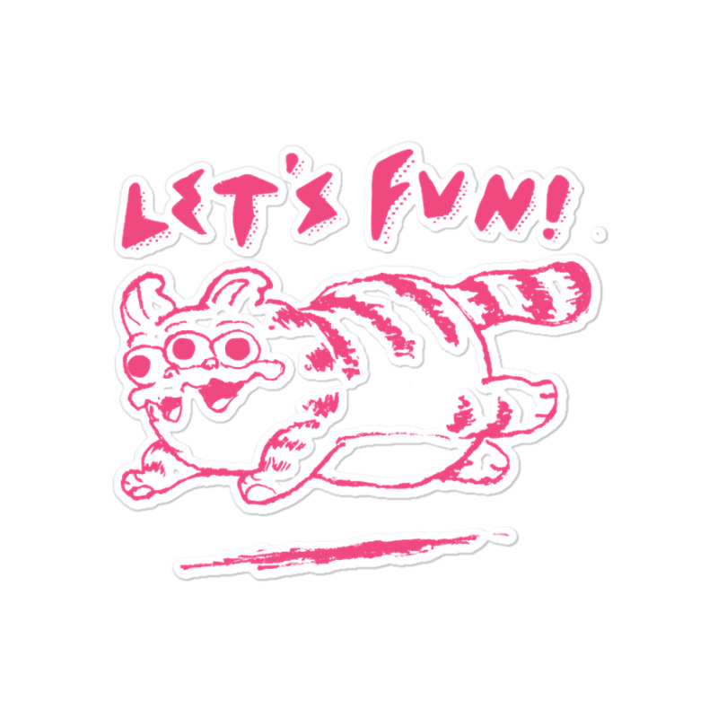 Let's Fun! Pink Sticker | Artistshot