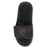 Let's Fun! Pink Slide Sandal | Artistshot