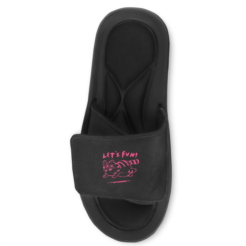 Let's Fun! Pink Slide Sandal | Artistshot