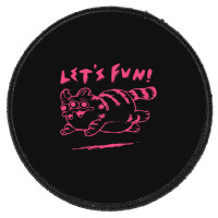 Let's Fun! Pink Round Patch | Artistshot