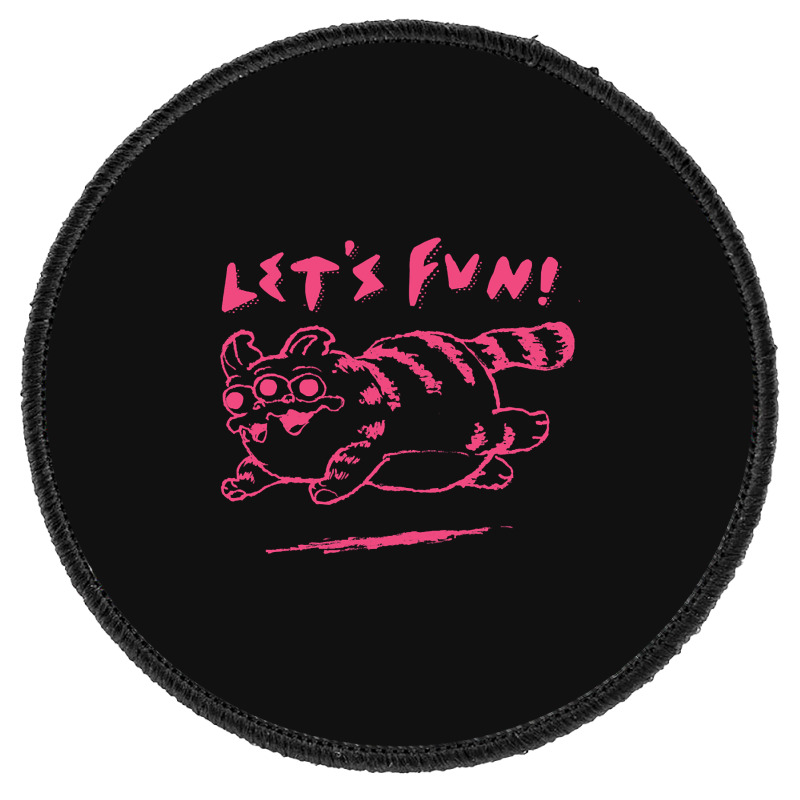 Let's Fun! Pink Round Patch | Artistshot