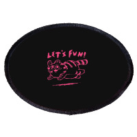 Let's Fun! Pink Oval Patch | Artistshot