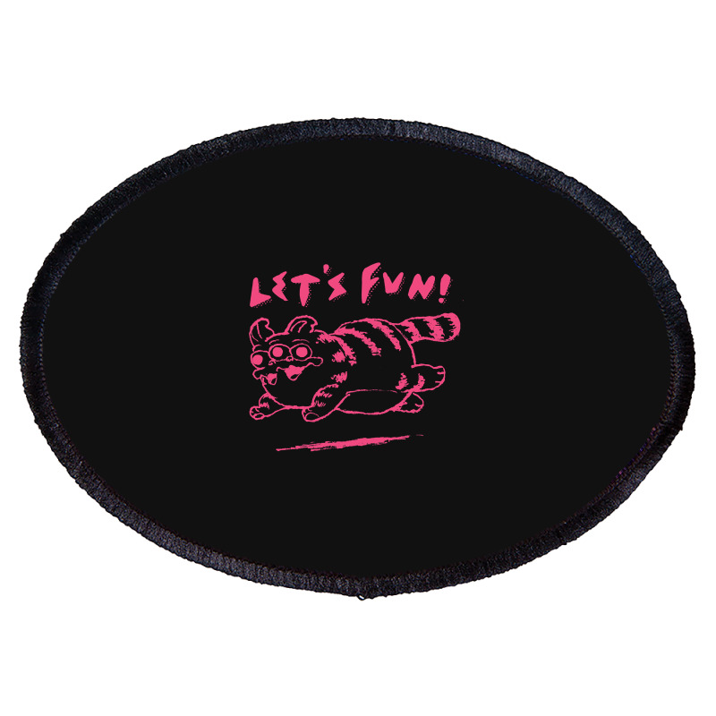 Let's Fun! Pink Oval Patch | Artistshot