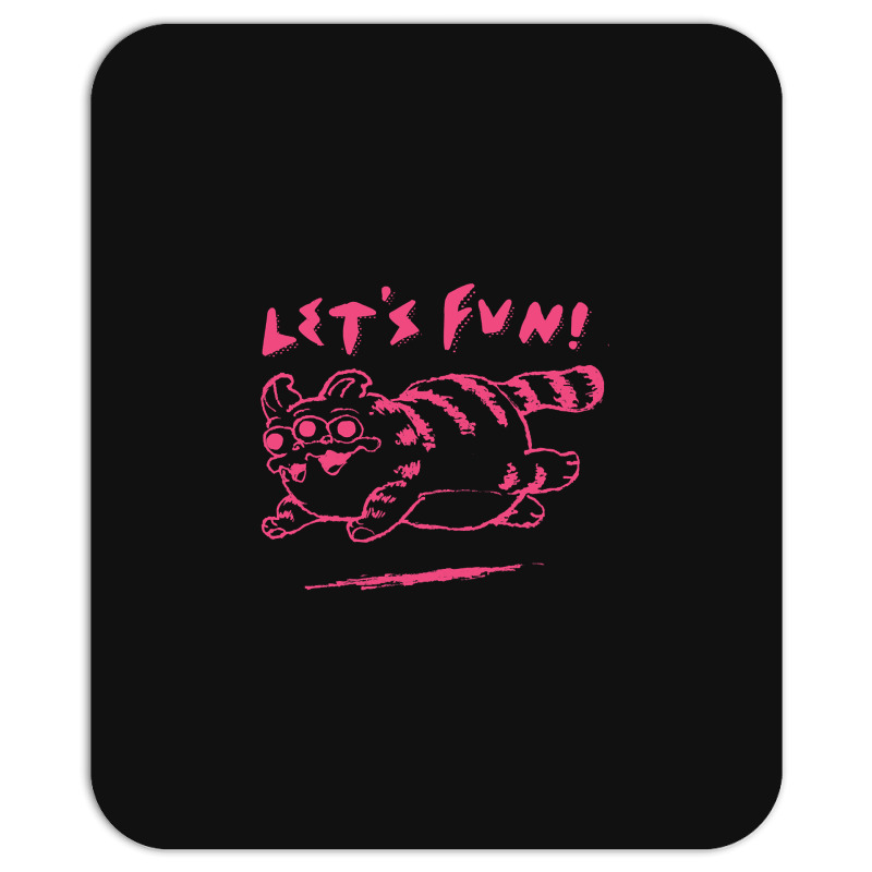 Let's Fun! Pink Mousepad | Artistshot