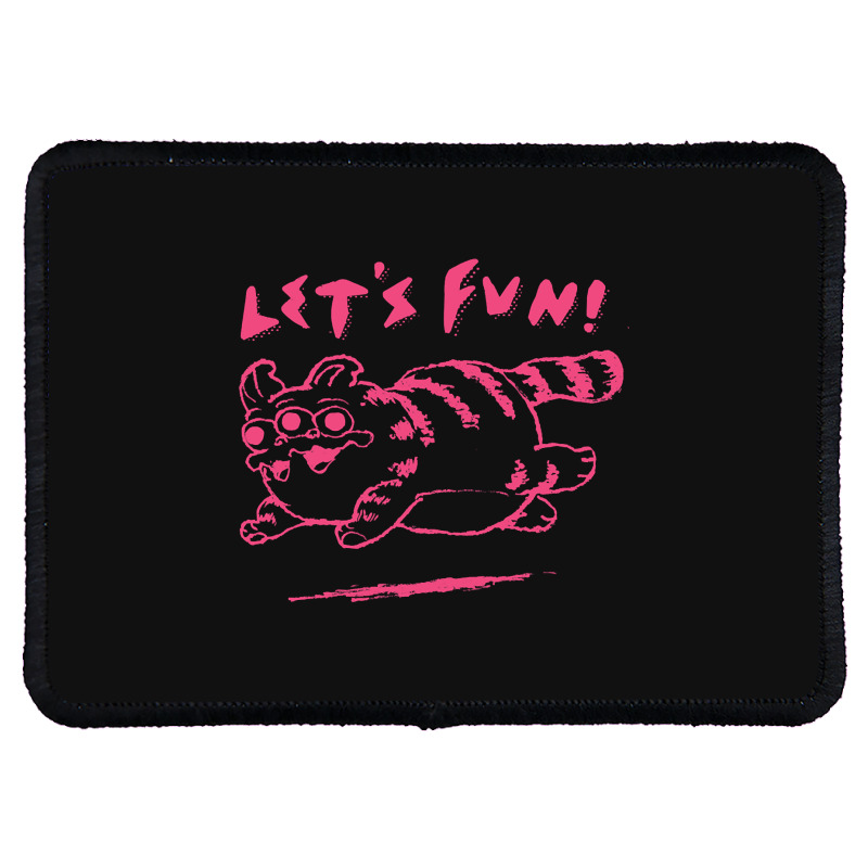 Let's Fun! Pink Rectangle Patch | Artistshot