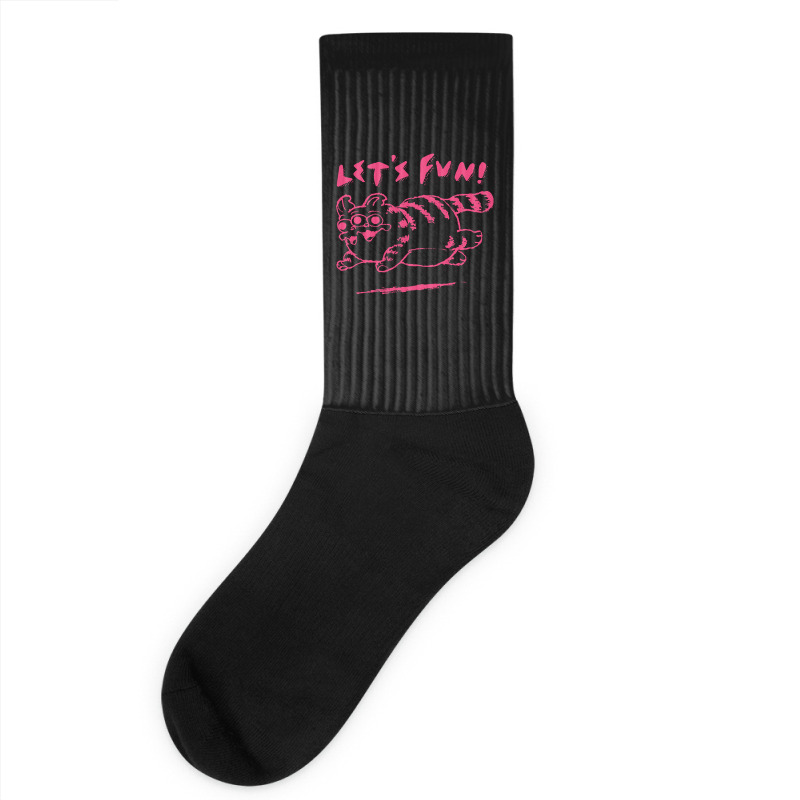 Let's Fun! Pink Socks | Artistshot