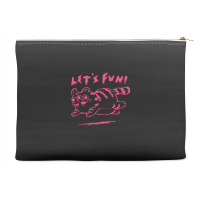 Let's Fun! Pink Accessory Pouches | Artistshot