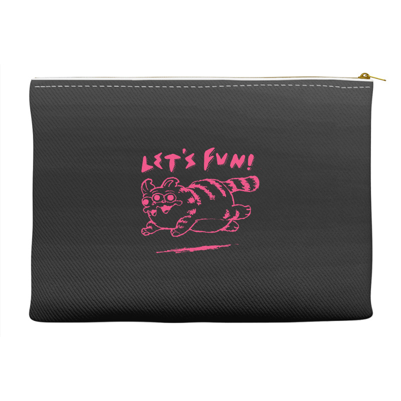 Let's Fun! Pink Accessory Pouches | Artistshot