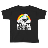 Funny Unicorn Vintage Magical Toddler T-shirt | Artistshot