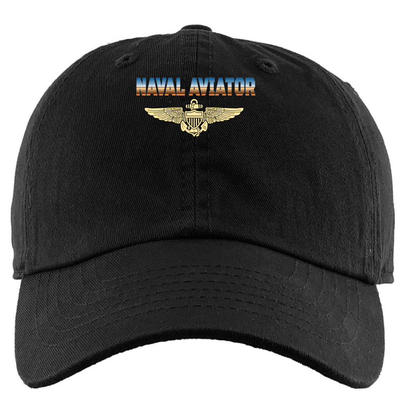 Fly Naval Aviator Classic Naval Officer Pilot Wing Navy Sweatshirt Kids Cap by cm-arts | Artistshot