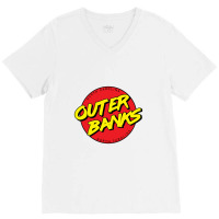 Outer Banks North V-neck Tee | Artistshot