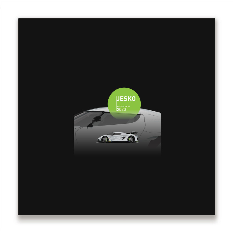 Supercar Jesko Production 2020 Metal Print Square | Artistshot