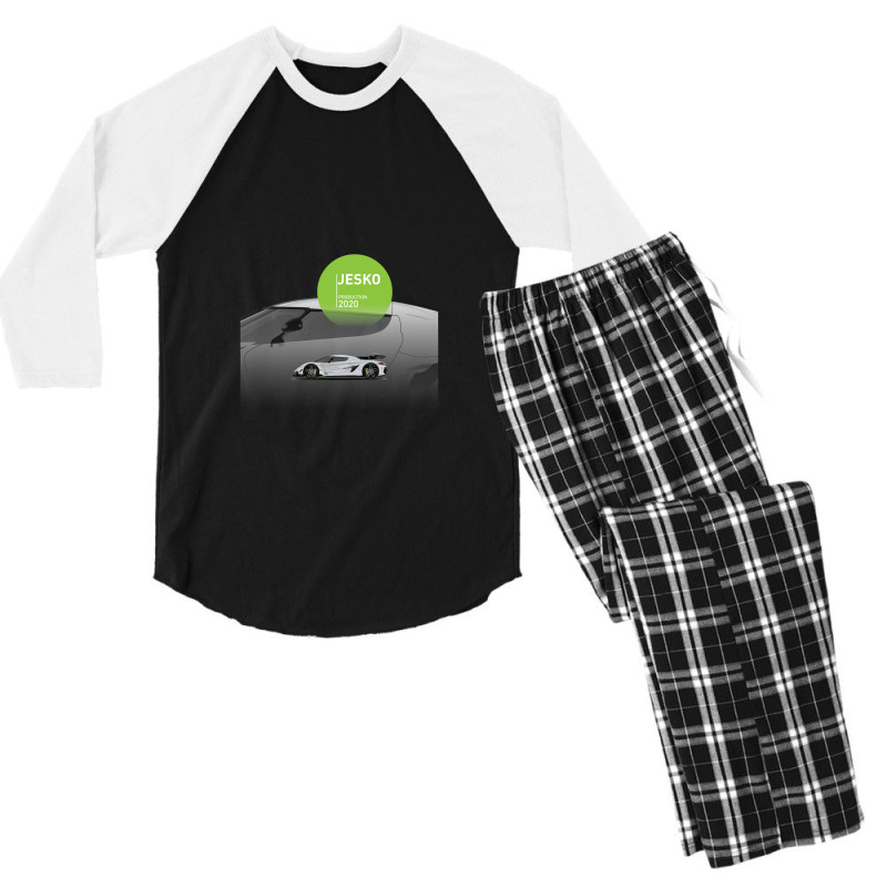 Supercar Jesko Production 2020 Men's 3/4 Sleeve Pajama Set | Artistshot